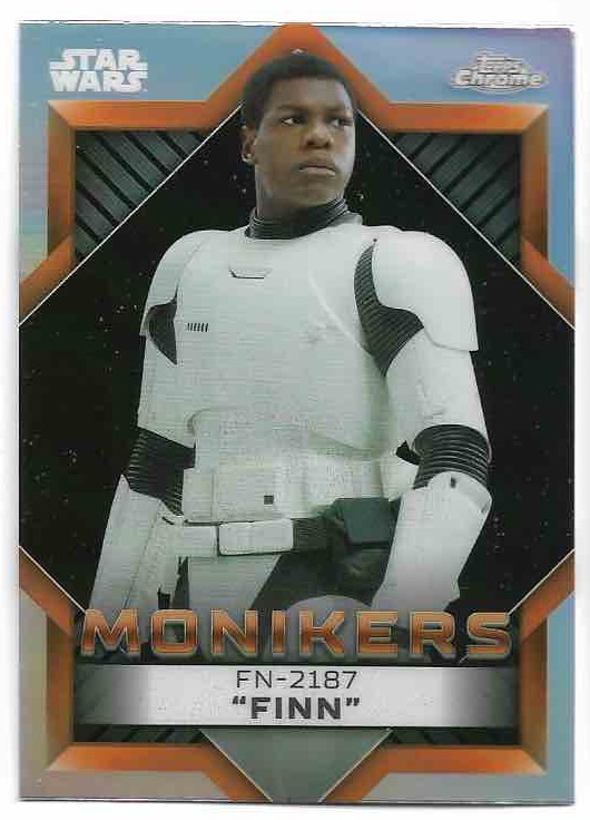 Monikers FN-2187 (FINN) 2023 Topps Chrome Star Wars