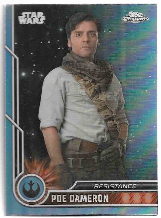 Refractor POE DAMERON 2023 Topps Chrome Star Wars