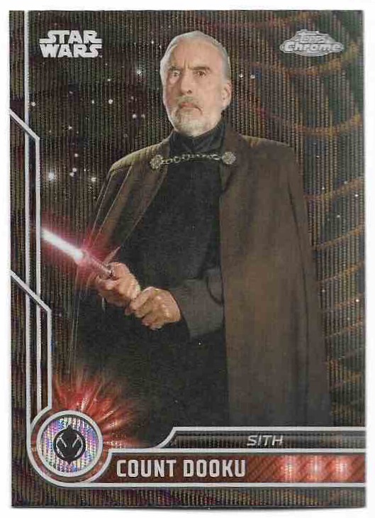 Black Wave COUNT DOOKU 2023 Topps Chrome Star Wars