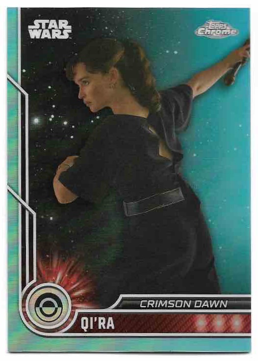 Aqua QI'RA 2023 Topps Chrome Star Wars /199