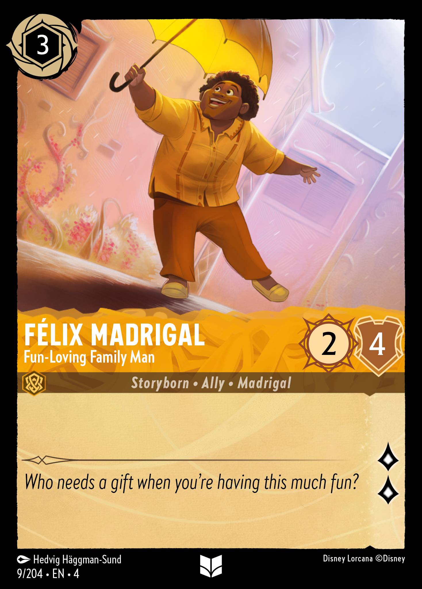 FELIX MADRIGAL - Fun-Loving Family Man
