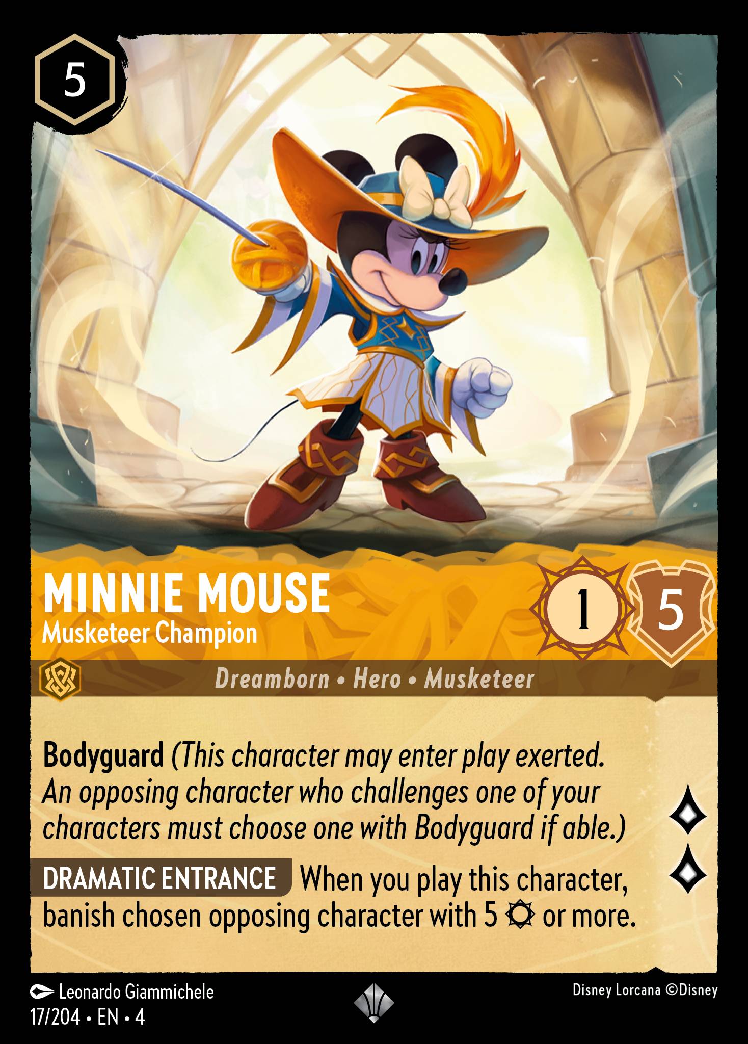 MINNIE MOUSE - Musketeer Champion