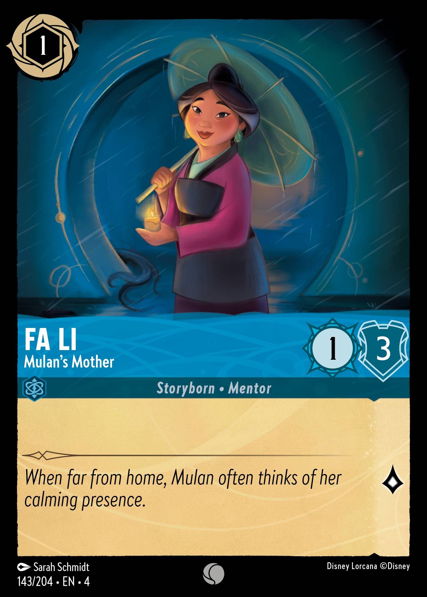 FA LI - Mulan's Mother