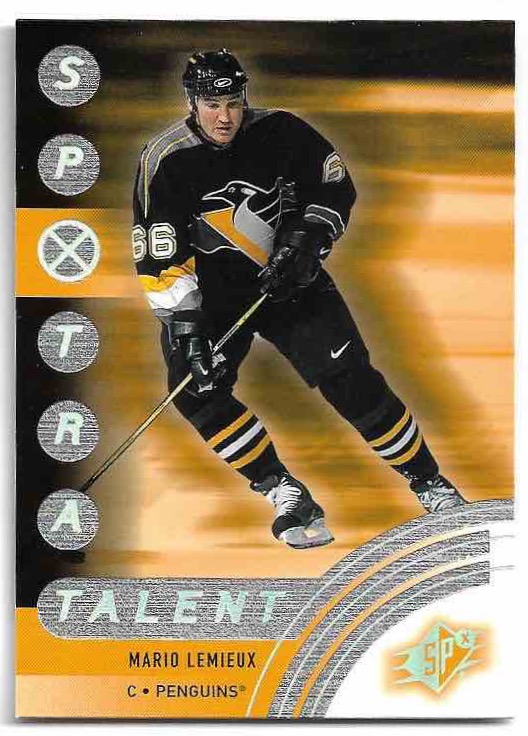 Spxtra Talent MARIO LEMIEUX 01-02 UD SPx