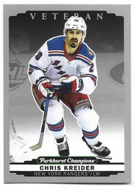 Silver CHRIS KREIDER 22-23 UD Parkhurst Champions