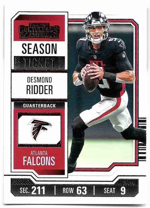 DESMOND RIDDER 2023 Panini Contenders Football