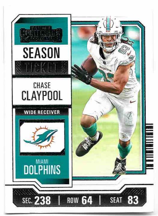 CHASE CLAYPOOL 2023 Panini Contenders Football