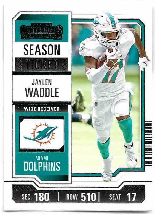 JAYLEN WADDLE 2023 Panini Contenders Football