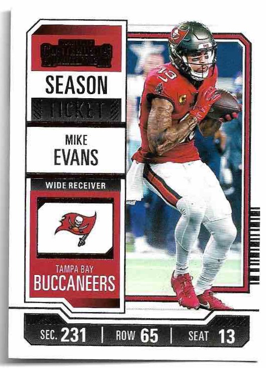 MIKE EVANS 2023 Panini Contenders Football