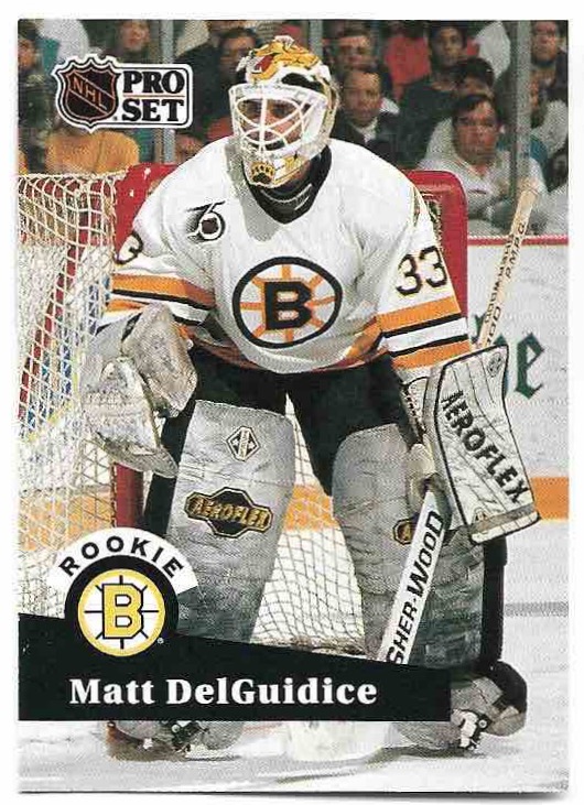 Rookie MATT DELGUIDICE 91-92 Pro Set