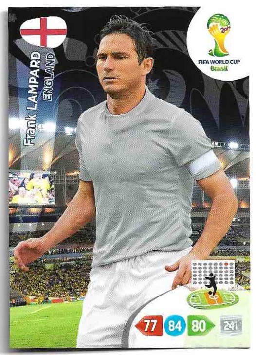 FRANK LAMPARD Panini Adrenalyn XL World Cup 2014