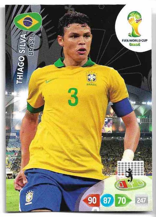 THIAGO SILVA Panini Adrenalyn XL World Cup 2014