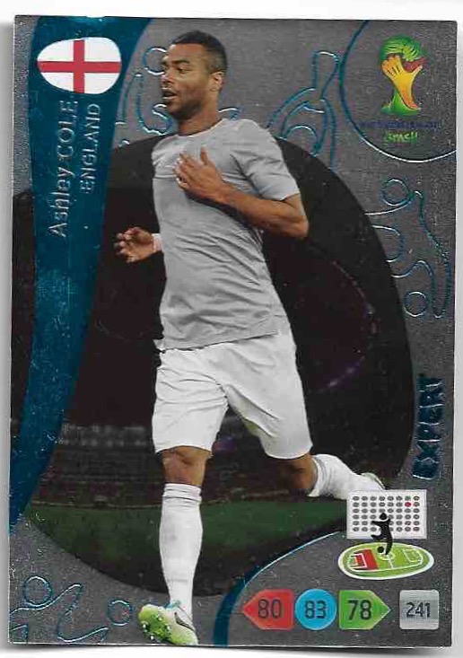 Expert ASHLEY COLE Panini Adrenalyn XL World Cup 2014
