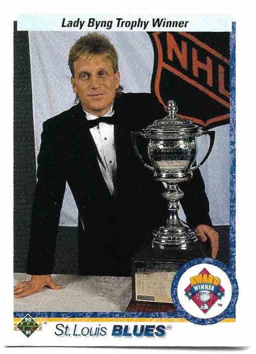 Award Winners BRETT HULL 90-91 Upper Deck