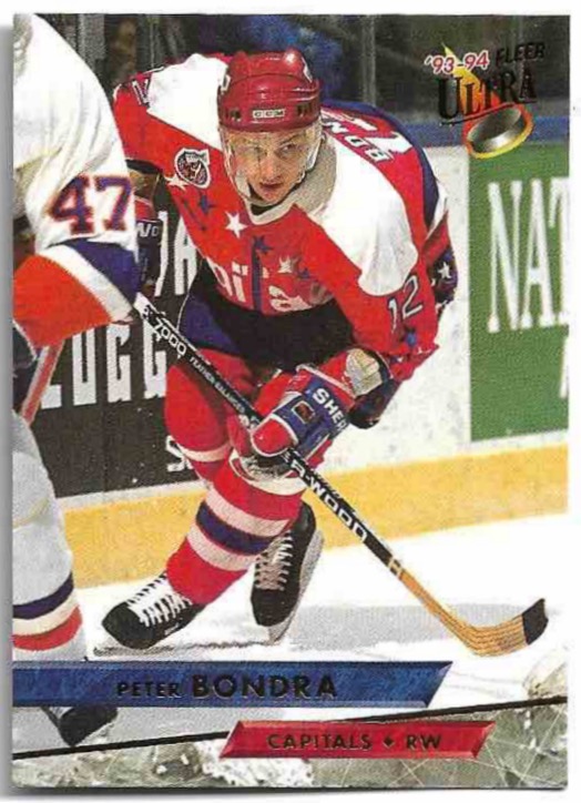 PETER BONDRA 93-94 Fleer Ultra