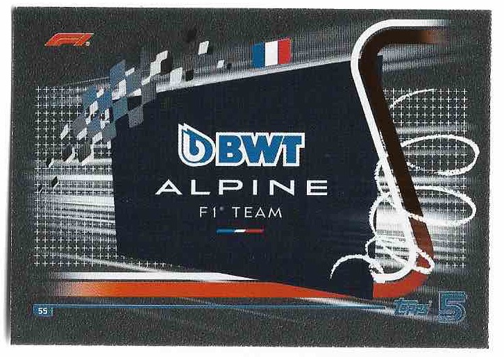 Foil Logo ALPINE 2024 Topps Turbo Attax