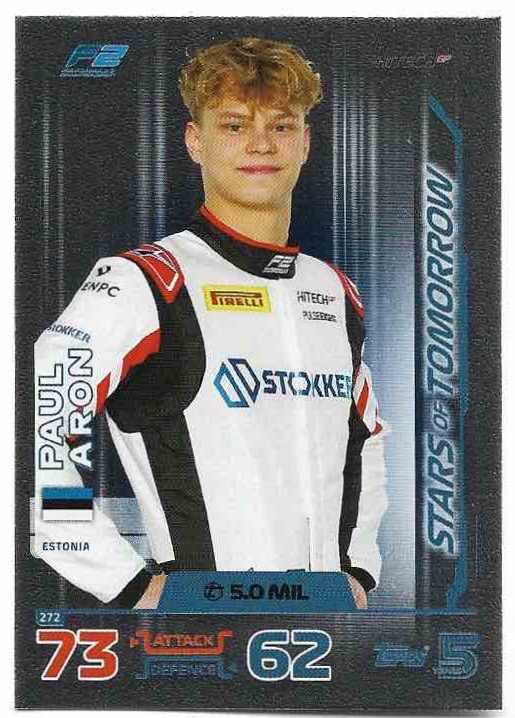 Foil Stars of Tomorrow PAUL ARON 2024 Topps Turbo Attax