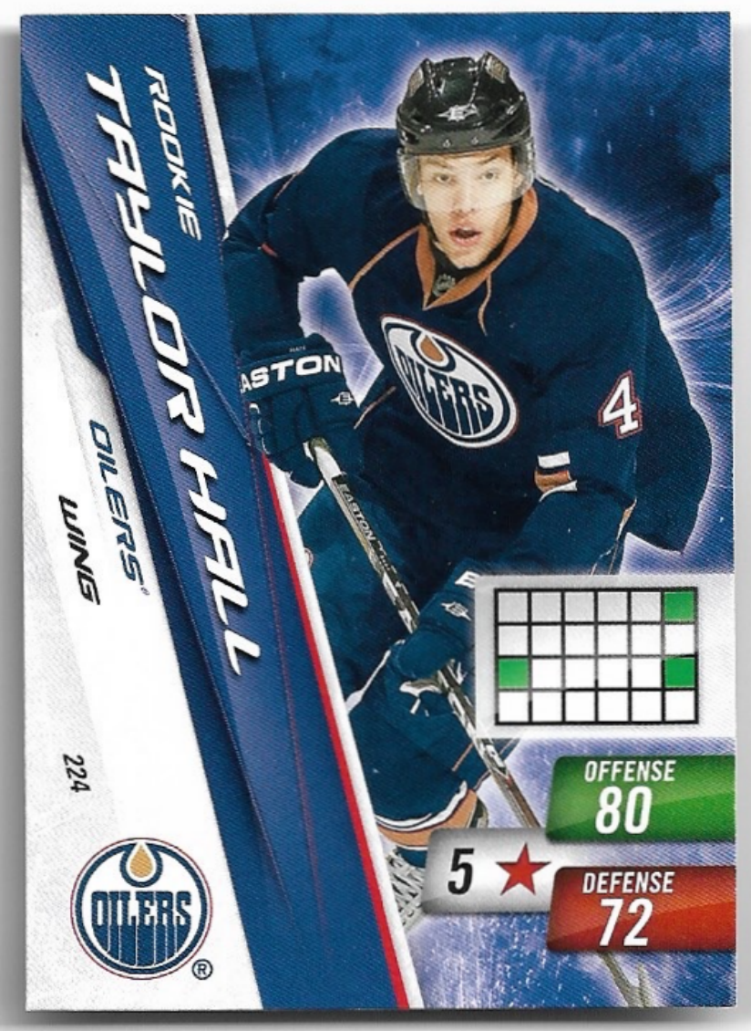 Rookie TAYLOR HALL 10-11 Panini Adrenalyn XL 