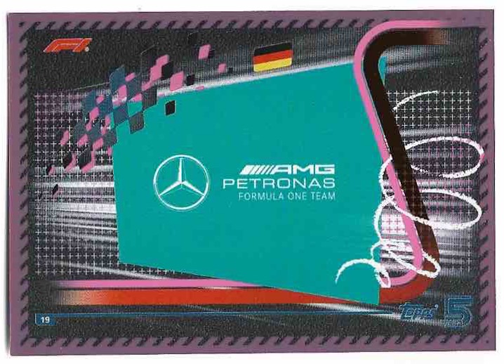 Pink Logo MERCEDES 2024 Topps Turbo Attax