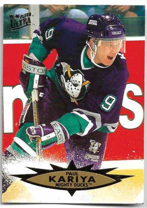 PAUL KARIYA 95-96 Fleer Ultra