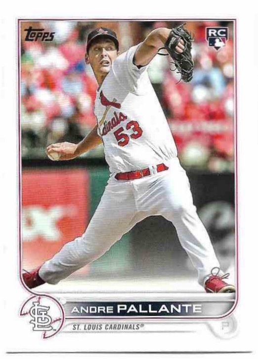 Rookie ANDRE PALLANTE 2022 Topps Update Series Baseball