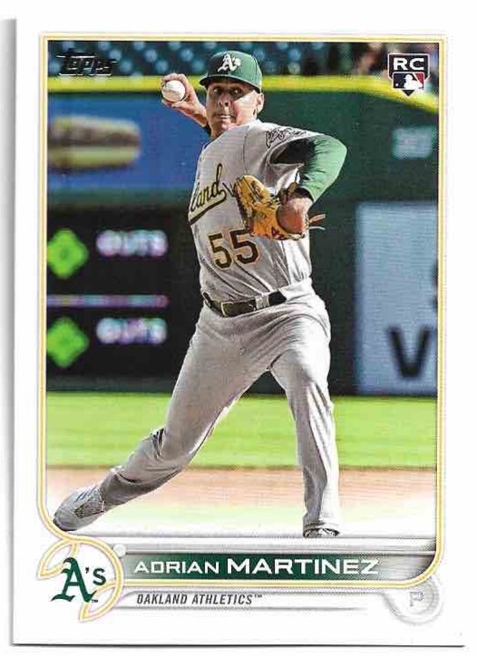 Rookie ADRIAN MARTINEZ 2022 Topps Update Series Baseball