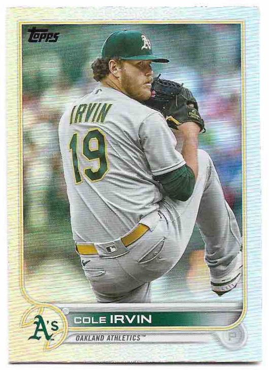 Rainbow Foil COLE IRVIN 2022 Topps Bowman Platinum Baseball