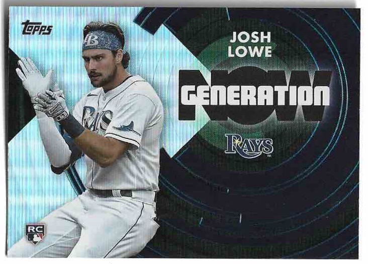 Rookie Generation Now JOSH LOWE 2022 Topps Update Series Baseball