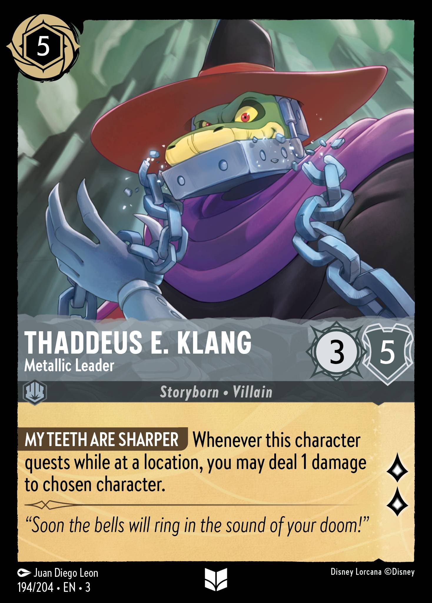 THADDEUS E. KLANG - Metalic Leader