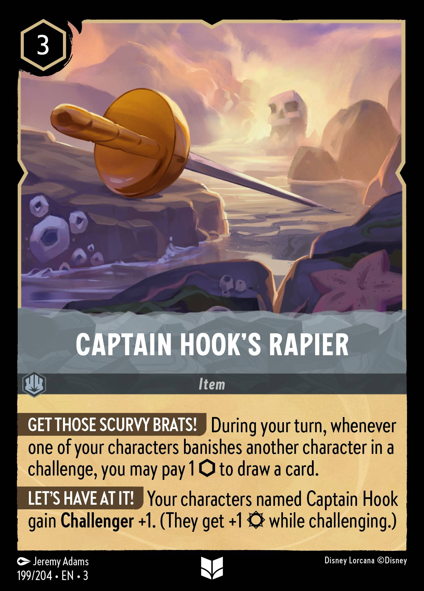 CAPTAIN HOOK'S RAPIER