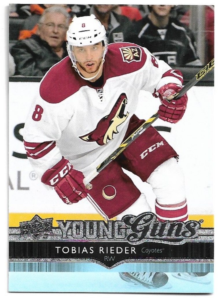 Rookie Young Guns TOBIAS RIEDER 14-15 UD Series 2