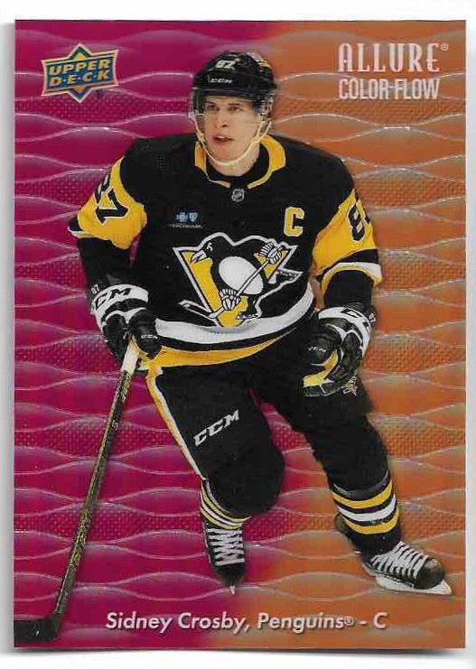 Red-Orange Color Flow SIDNEY CROSBY 23-24 UD Allure