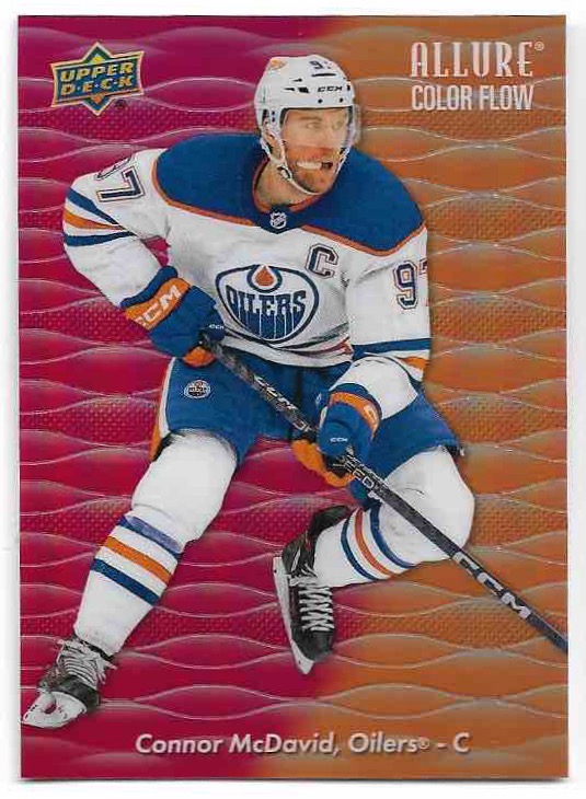 Red-Orange Color Flow CONNOR MCDAVID 23-24 UD Allure