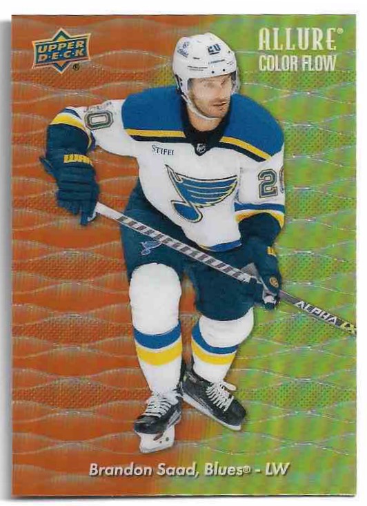 Orange-Yellow Color Flow BRANDON SAAD 23-24 UD Allure