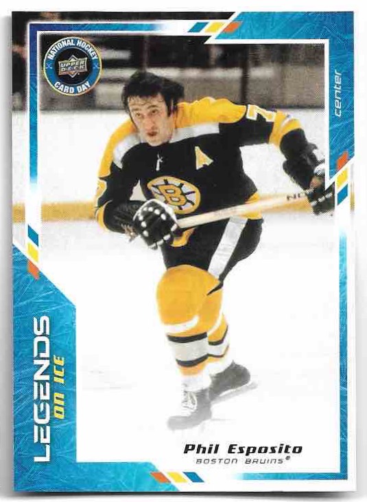 Legends on Ice PHIL ESPOSITO 2024 UD National Hockey Card Day