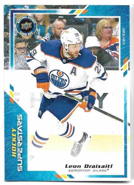 Hockey Super Stars LEON DRAISAITL 2024 UD National Hockey Card Day