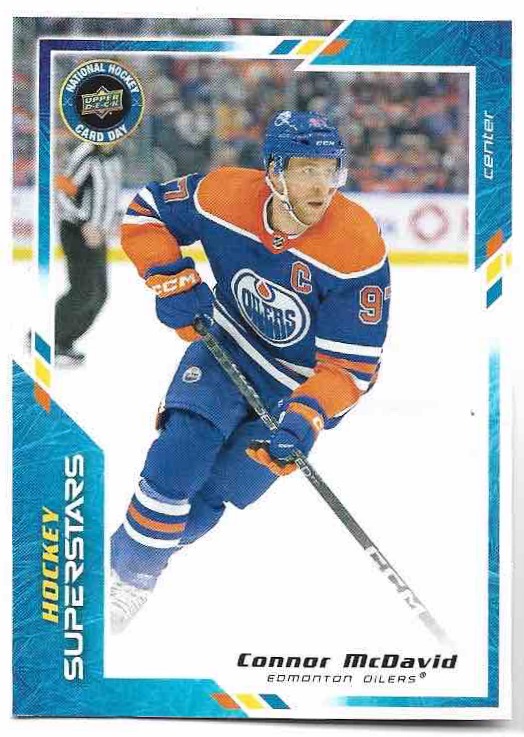 Hockey Super Stars CONNOR MCDAVID 2024 UD National Hockey Card Day