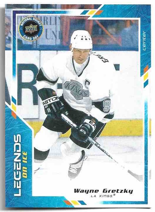 Legends on Ice WAYNE GRETZKY 2024 UD National Hockey Card Day