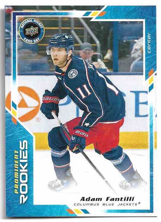 Prominent Rookies ADAM FANTILLI 2024 UD National Hockey Card Day