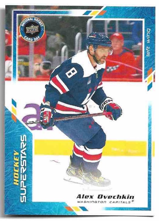 Hockey Super Stars ALEXANDER OVECHKIN 2024 UD National Hockey Card Day