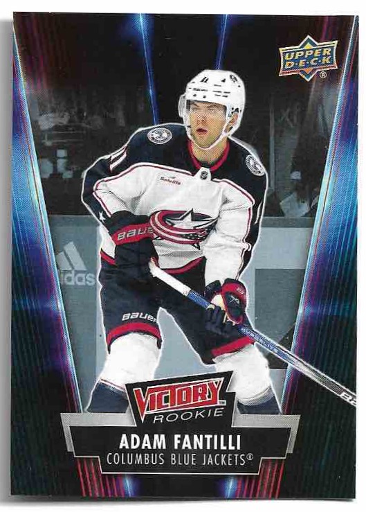 Victory Black Rookie ADAM FANTILLI 2024 UD National Hockey Card Day