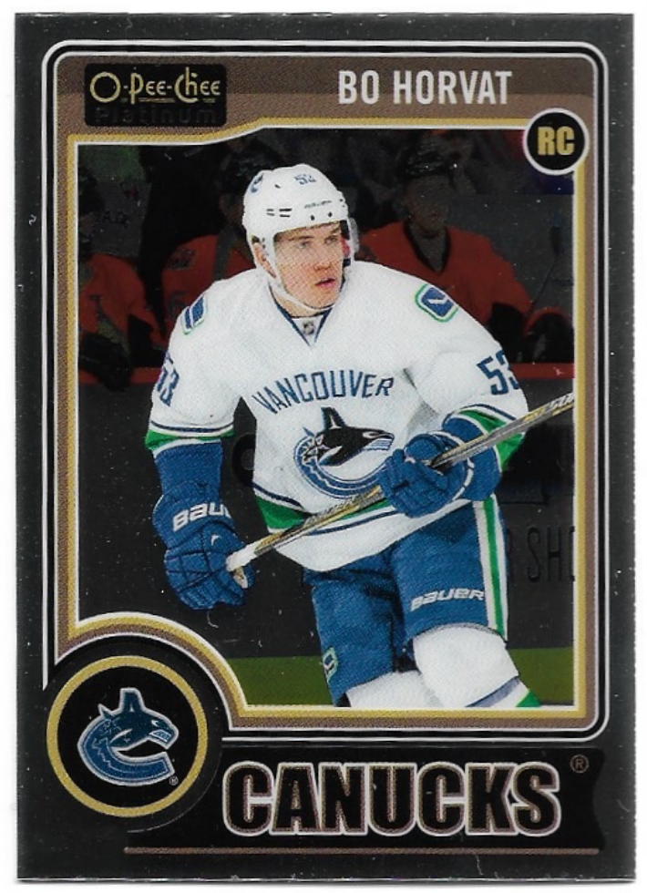Rookie BO HORVAT 14-15 UD O-Pee-Chee OPC Platinum