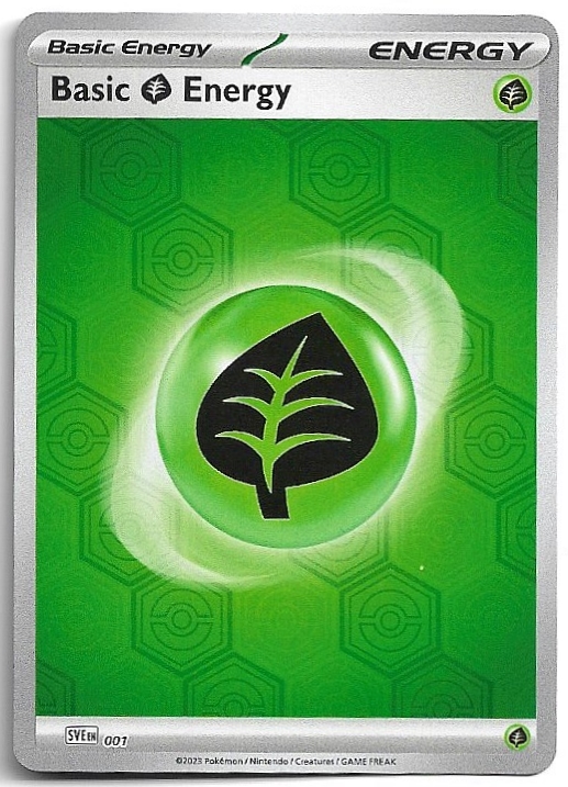 Reverse Holo - Basic Grass Energy