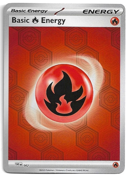 Reverse Holo - Basic Fire Energy