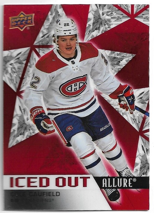 Rookie Iced Out COLE CAUFIELD 21-22 UD Allure