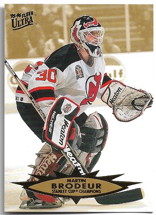 1995 Stanley Cup MARTIN BRODEUR 95-96 Fleer Ultra Extra