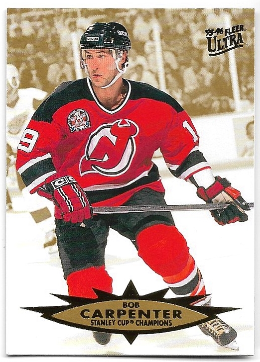 1995 Stanley Cup BOB CARPENTER 95-96 Fleer Ultra Extra