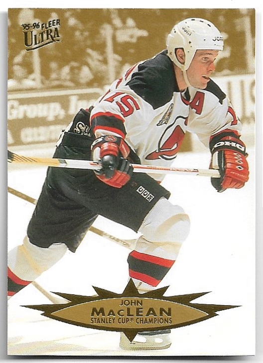 1995 Stanley Cup JOHN MACLEAN 95-96 Fleer Ultra Extra