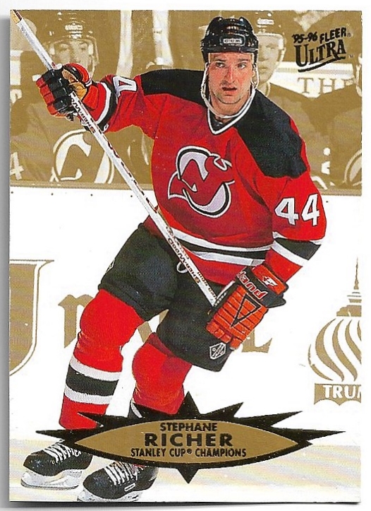 1995 Stanley Cup STEPHANE RICHER 95-96 Fleer Ultra Extra