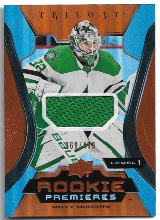 Jersey Rookie Common Premieres Level 1 MATT MURRAY 23-24 UD Trilogy /499